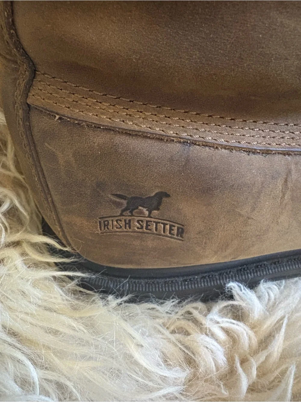 Irish Setter Brown Lace-Up Men's Work Boots